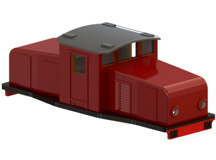 Swedish SJ electric locomotive type Ub - N-scale 3d printed CAD-model
