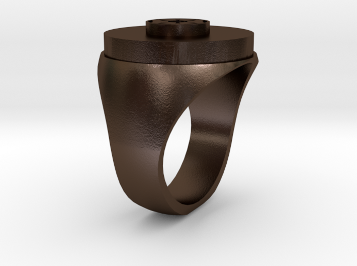 Empire Imperial Secret Reveal Ring -Base 3d printed