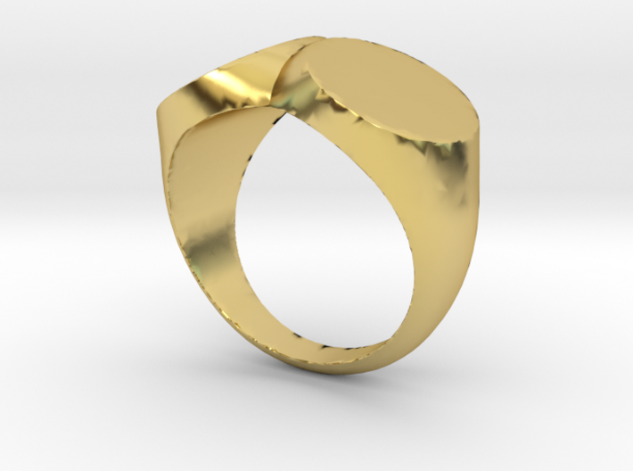 double ring/ two faced 3d printed