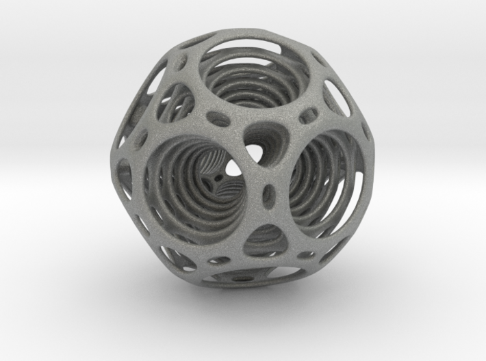 Nested dodecahedron 3d printed