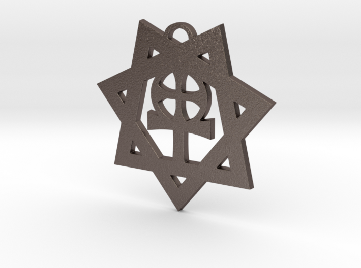 Septagram of the Liberal Catholic Union 3d printed 