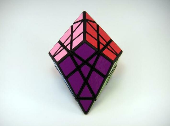 Jumble Trap Puzzle 3d printed Purple Face