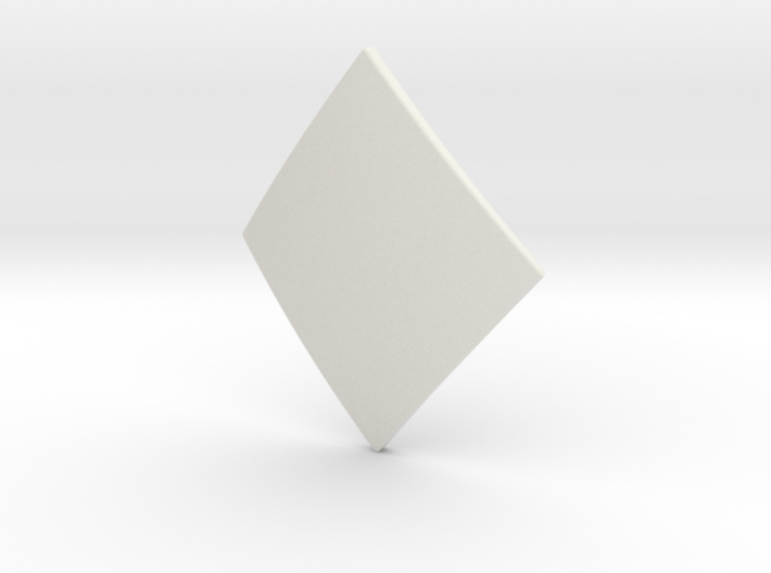 Diamond Lozenge (Plain) 3d printed