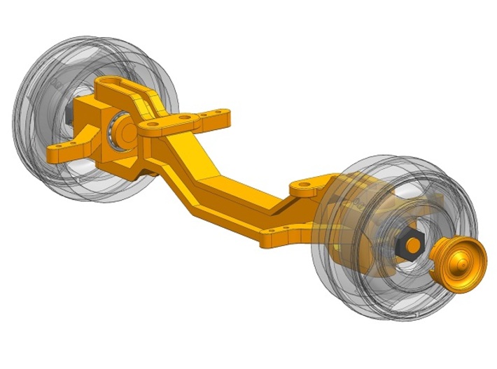 front-axle-assy 3d printed 