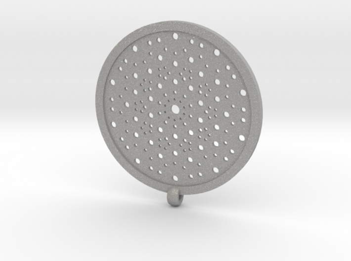 Quasicrystals Diffraction Pattern Pendant 3d printed