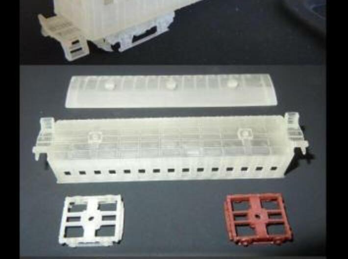 R02i N scale B&O 1856 passenger coach with int. 3d printed 