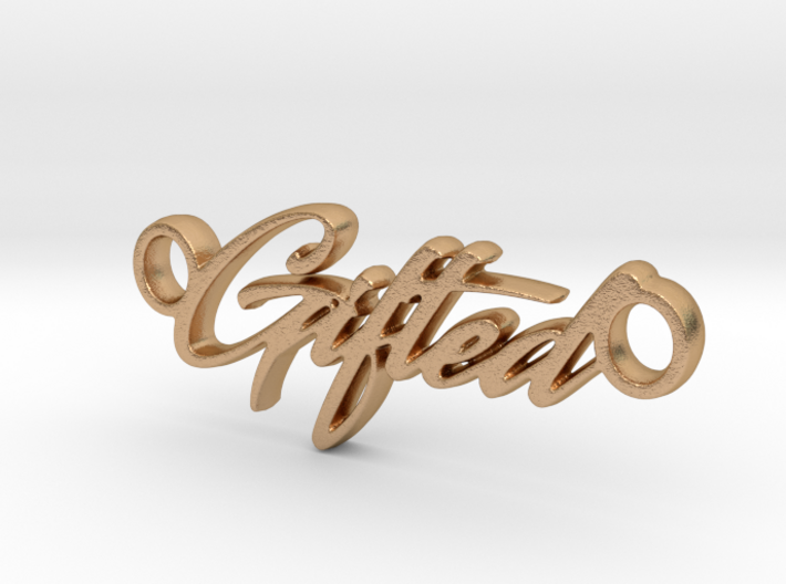 Gifted Pendant - Metal 3d printed