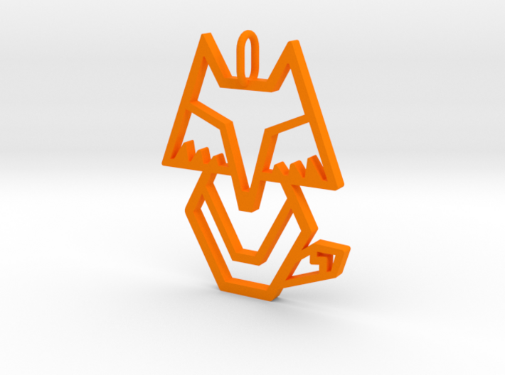 Give a Fox Charm 3d printed