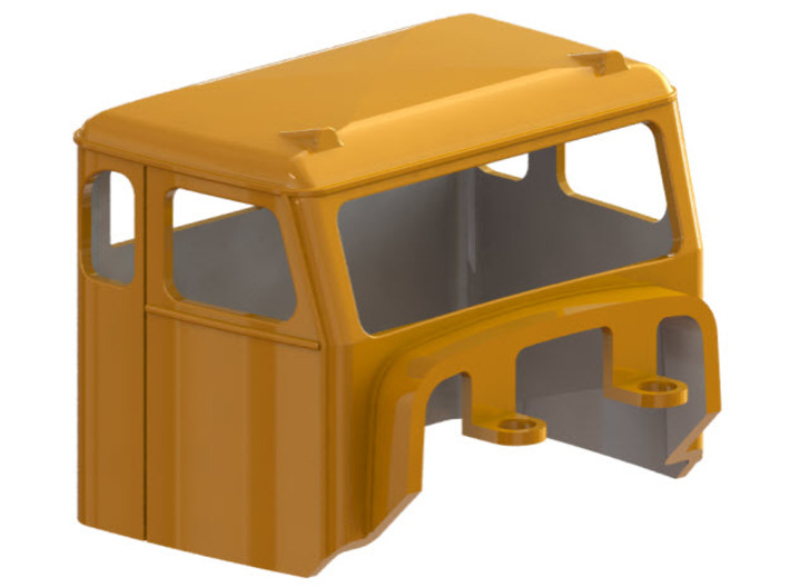 Truck Cab, Be-Ge 1350, fits Tekno Scania 3d printed CAD-model