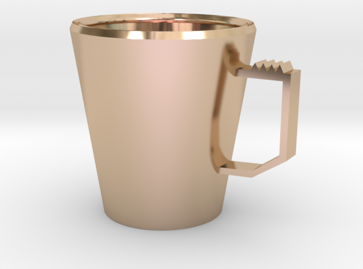 Grass mug 3d printed