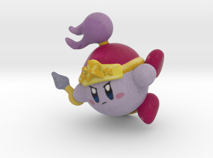 Ninja Kirby 3d printed