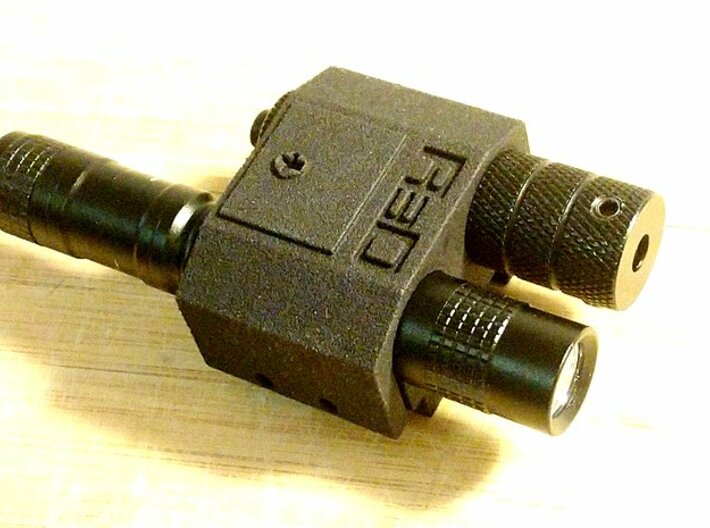 Sentinel Laser Sight/Flashlight PEQ 3d printed 