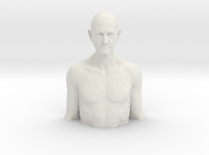 35cm Old man relief 3d printed