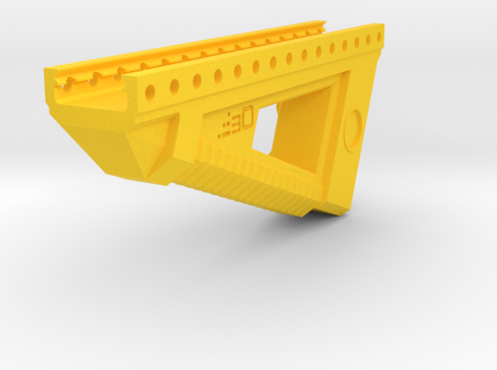 Alien Terror Angled Foregrip 3d printed
