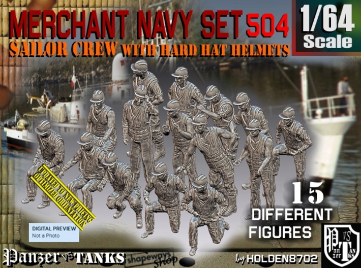 1/64 Merchant Navy Set504 3d printed