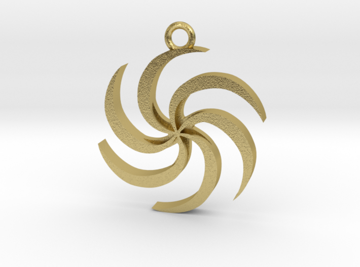 Space (Spiral) Pendant 3d printed