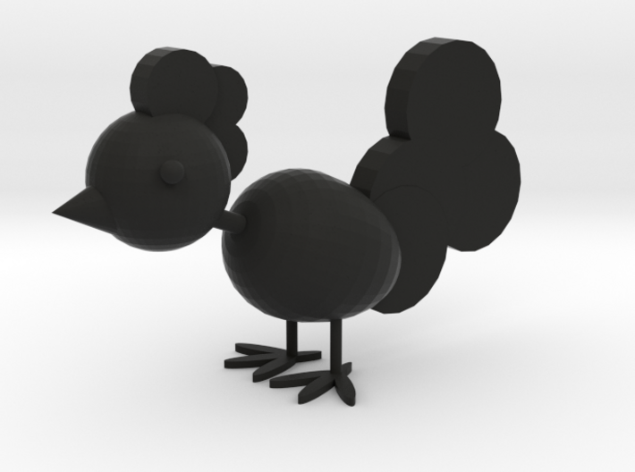 Happy chicken 3d printed
