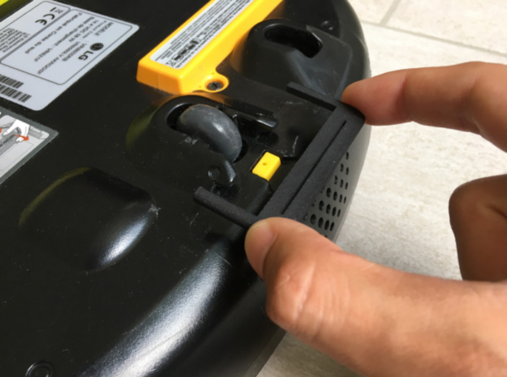 LG HomBot (robot cleaner) mop switch hack 3d printed 