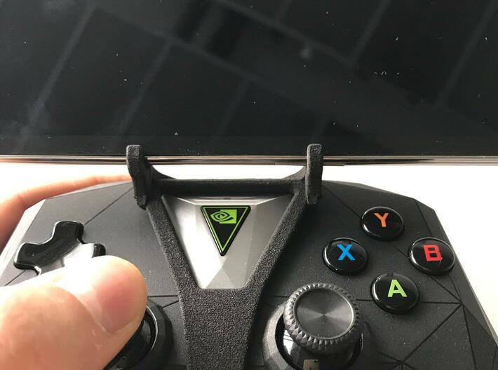 NVIDIA SHIELD 2017 controller &amp; Asus Zenfone 2 Las 3d printed SHIELD 2017 - Front rider - front view