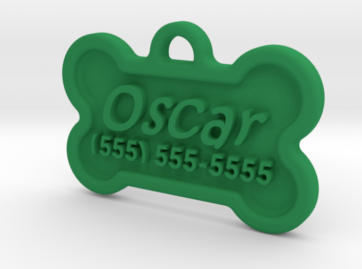 Dog Tag Oscar 3d printed