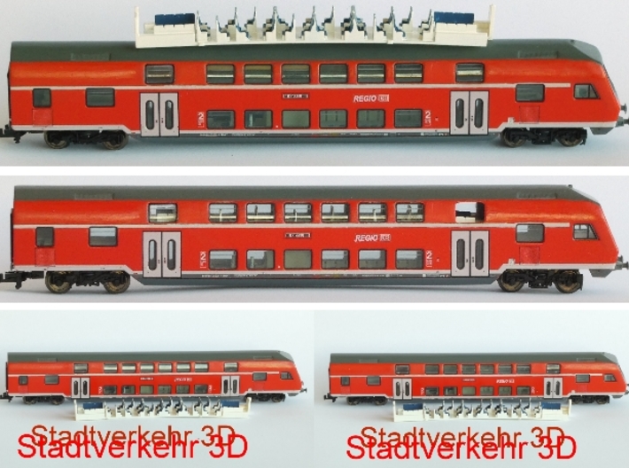 Inneneinrichtung Doppelstock Steuerwagen "Görlitz" 3d printed 