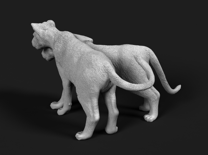 Lion 1:6 Cubs distracted while playing 3d printed 