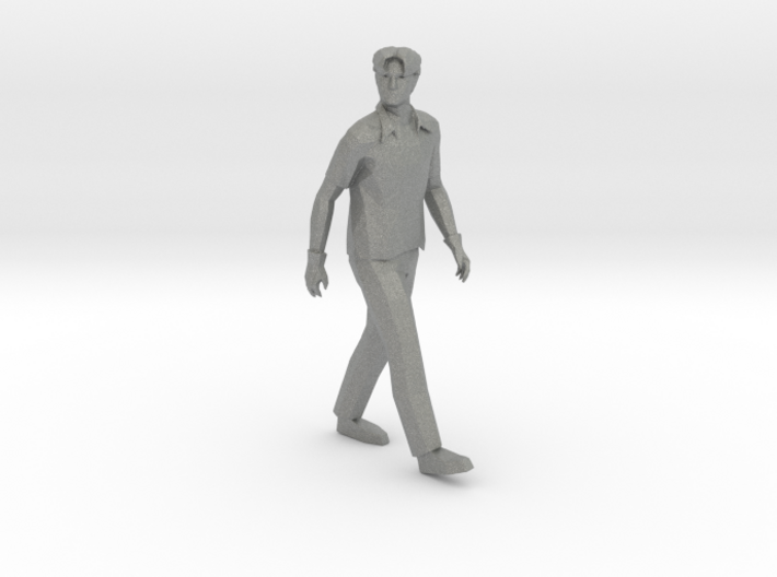 O Scale Walking Man 3d printed This is render not a picture