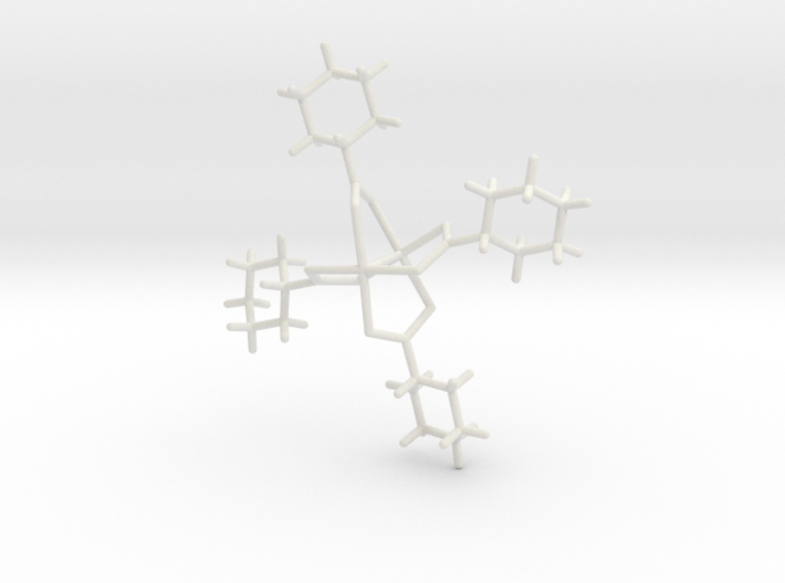 #9 C4 tetrakiscyclohexane-carbodithioato-diplatinu 3d printed