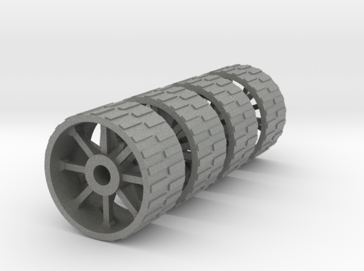 18mm diameter artillery wheels 3d printed