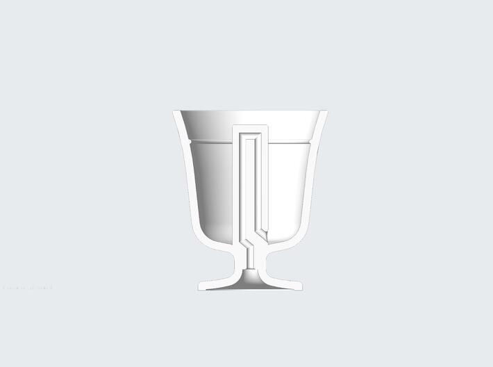 Pythagoras Cup 3d printed 