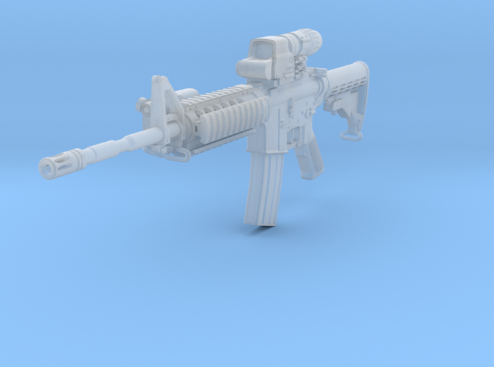 1/12th 4A1Tactical 2 stock retracted 3d printed