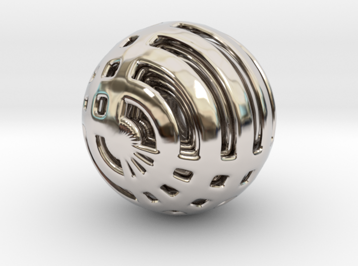 Looped Arrayed Sphere 3d printed