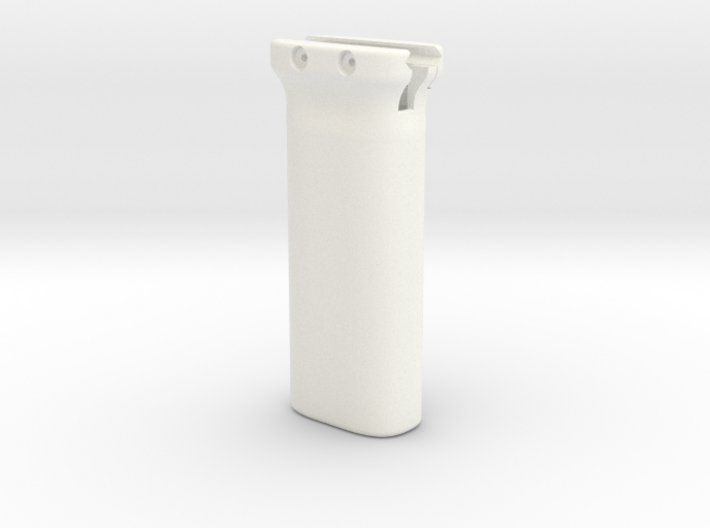Magpul-style battery holder fore grip for Picatinn 3d printed