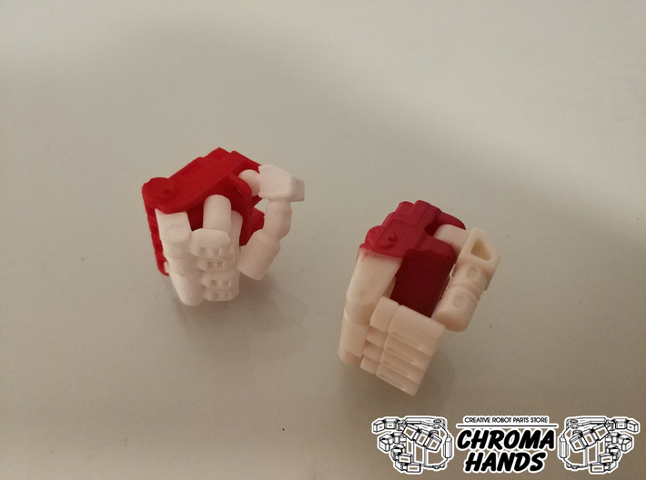 RID Omega Prime articulated hands - PALMS ONLY 3d printed 