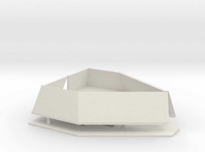 1/96 Bridge Wings for Independence Class LCS 2 3d printed