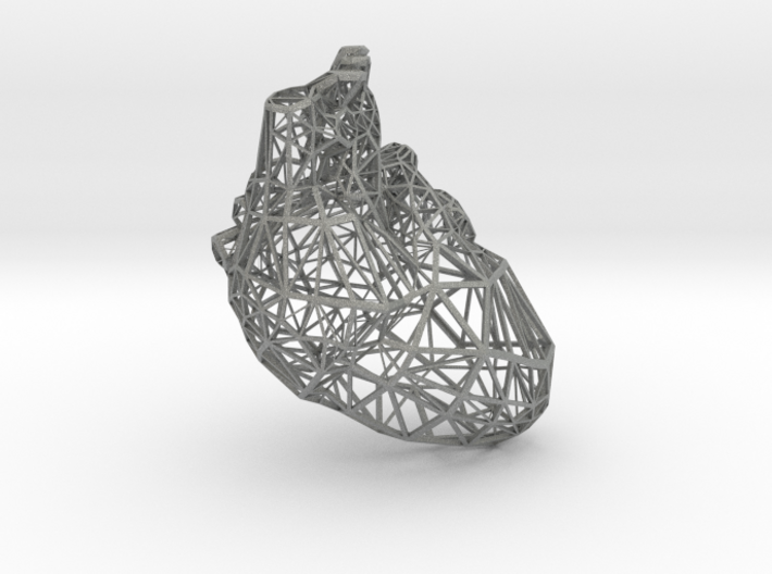 Lattice heart 3d printed