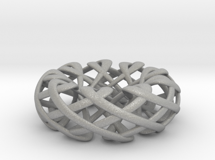 Counter rotating Torus with Celtic knots 3d printed