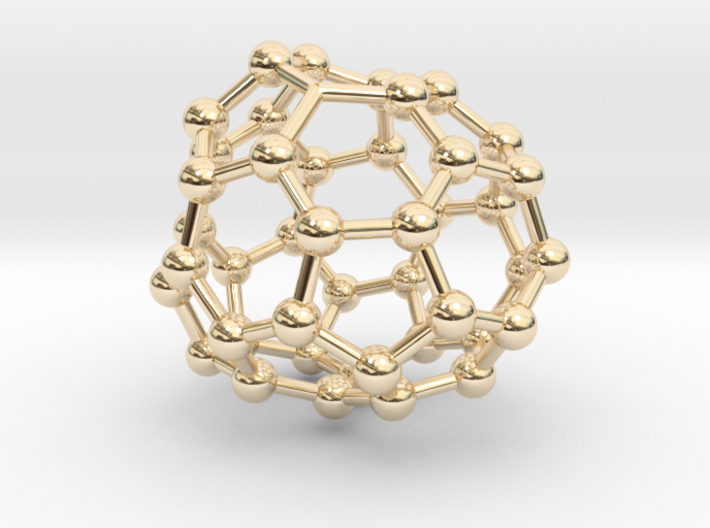 0716 Fullerene c44-88 c1 3d printed