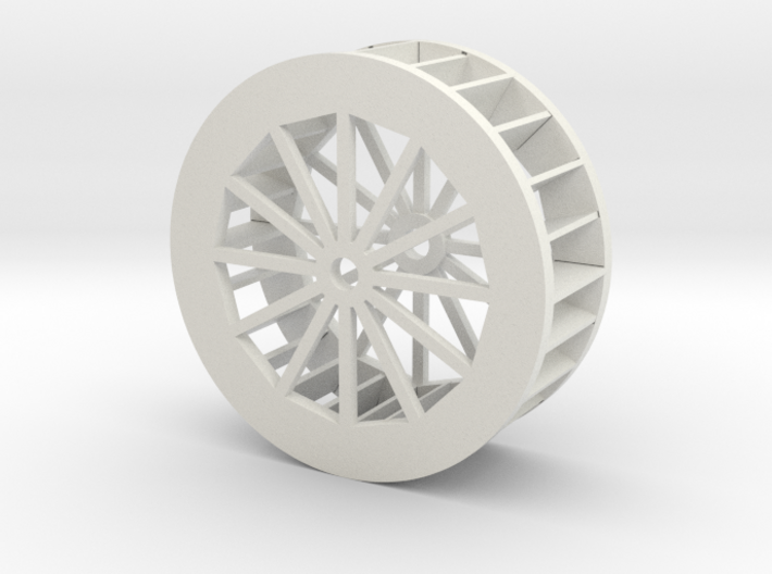 HO Scale Water Wheel 1 3d printed This is a render not a picture