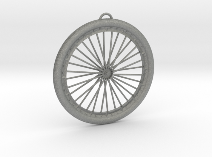 Bicycle Wheel Pendant Big 3d printed