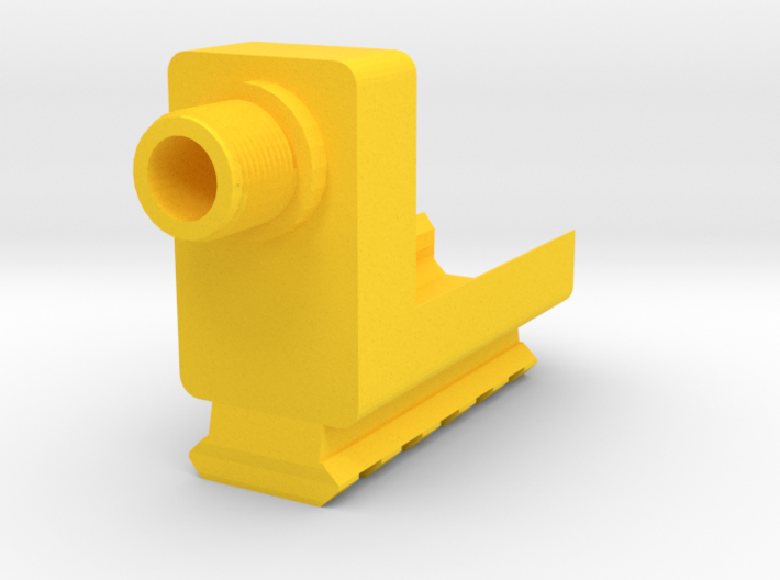 Barrel Adapter with Bottom Rail for G17 3d printed