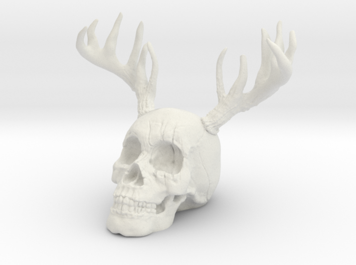 Antler Skull 3d printed