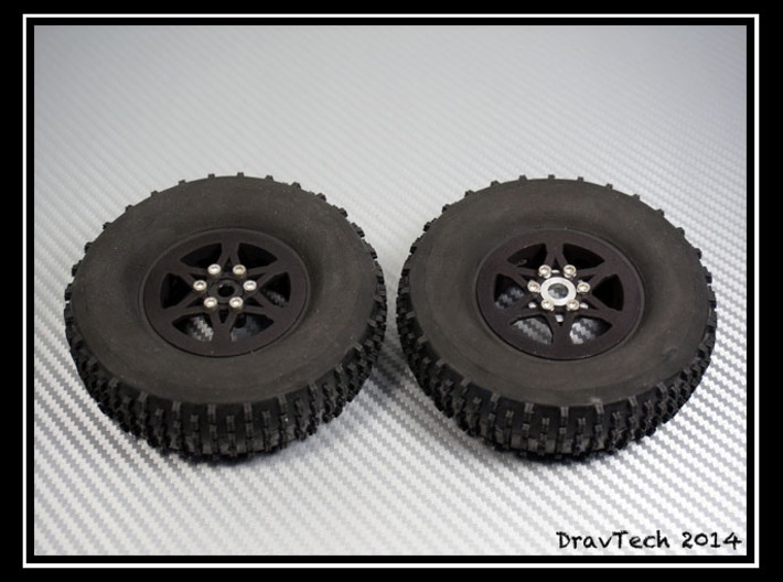1.9" Wheel for SLW or Axial hubs 3d printed 