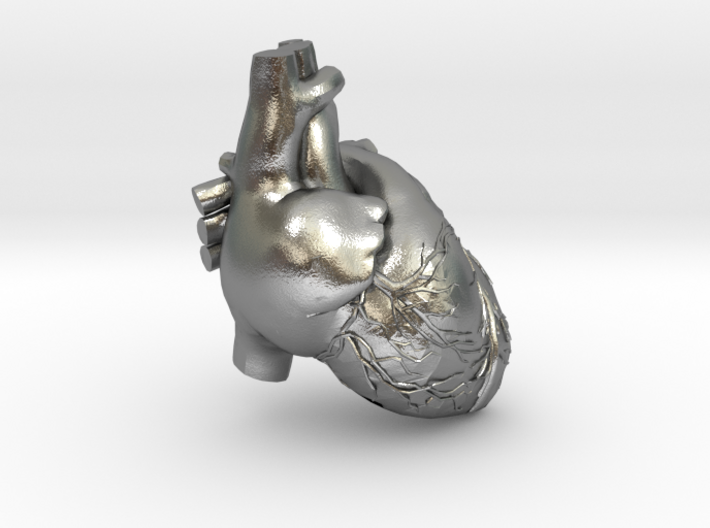 very tiny detail heart 3d printed