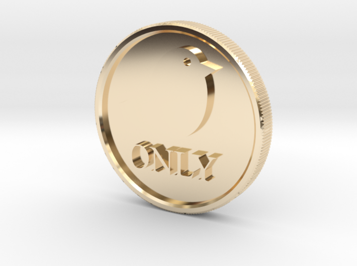 Birds Only Ball Marker 3d printed