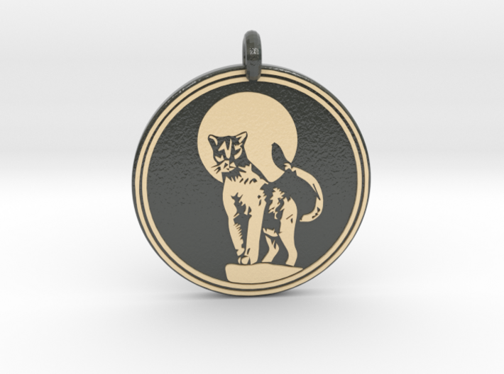 Cougar Animal Totem  Pendant  2 3d printed