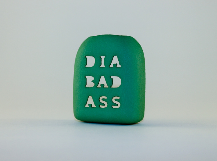 Dia Bad Ass - Omnipod Pod Cover 3d printed 