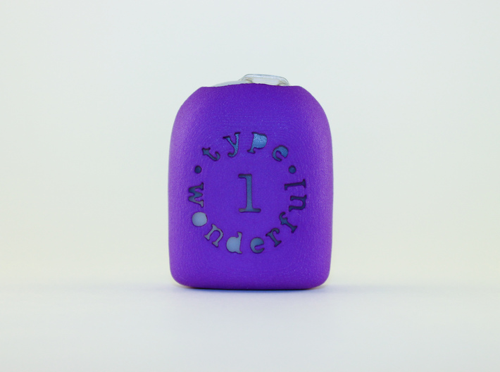 Type Wonderful - Omnipod Pod Cover 3d printed 