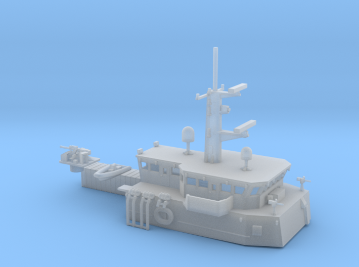 HMCS Kingston, Details (1:350,  static) 3d printed