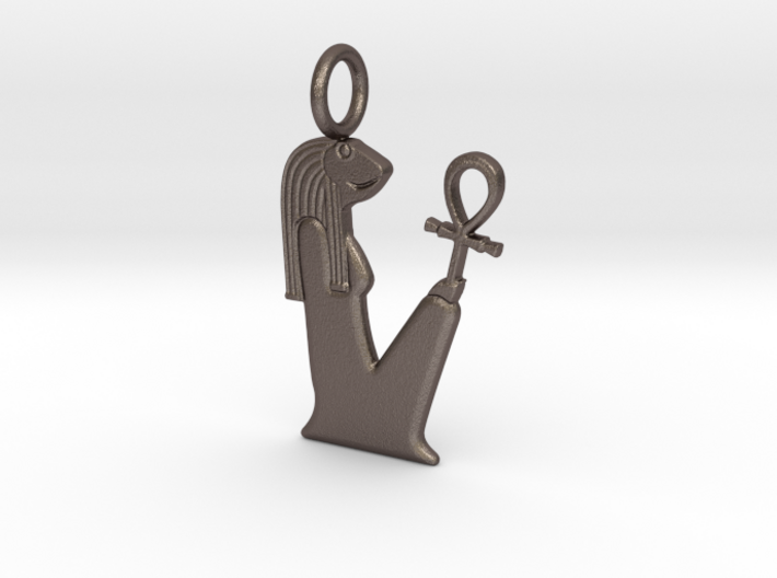 Heqet (petite) amulet 3d printed